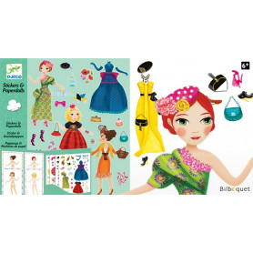 Stickers & Paperdolls Trop mode... Design By Peggy Nille