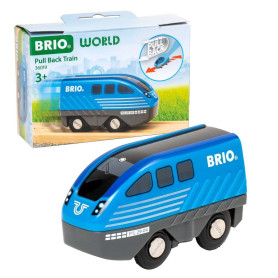 BRIO Friction Train Engine – Blue Locomotive