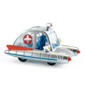 Space Ambulance – Crazy Motors Djeco metal car