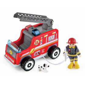 Hape Fire Truck – Wooden Toy Vehicle