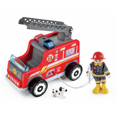 Hape Fire Truck – Wooden Toy Vehicle