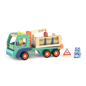 Wooden Logging Truck – Avenue du Moulin – Moulin Roty