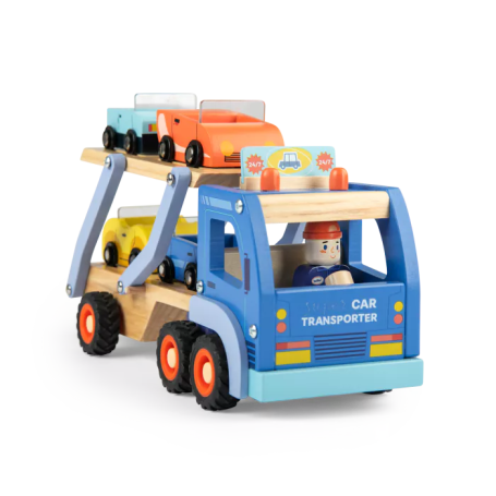 Camion transport de voitures – Avenue du Moulin – Moulin Roty