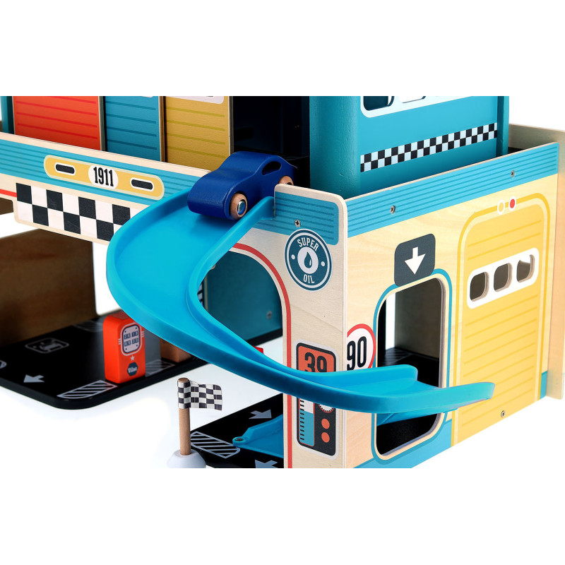 Le Ferry Vilacity + 3 véhicules en bois - Bateau Vilac 2368