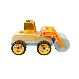 Mini Camion Rouleau – Véhicule de chantier Sapin Malin