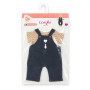 Corolle T-Shirt & Navy Overalls – Outfit for 14" Doll