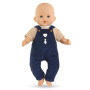 Corolle T-Shirt & Navy Overalls – Outfit for 15" Doll