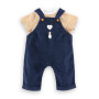 Corolle T-Shirt & Navy Overalls – Outfit for 15" Doll