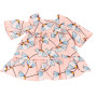 Götz Dress Flower Apricot – Doll Clothes 45-50 cm (Size XL) – Summer