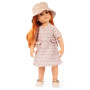 Götz Happy Flower Outfit – Dress, Hat & Shoes for Doll 45-50 cm (XL)