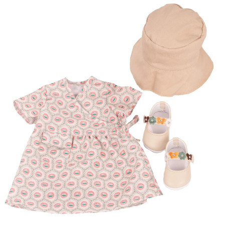 Ensemble Happy Flower Götz – Robe, Chapeau & Chaussures