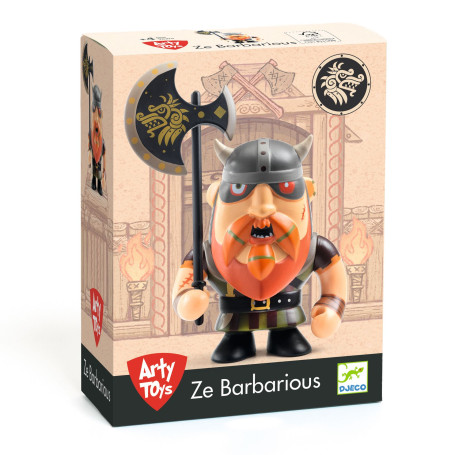 Djeco Arty Toys Ze Barbarious – Viking Chief Action Figure