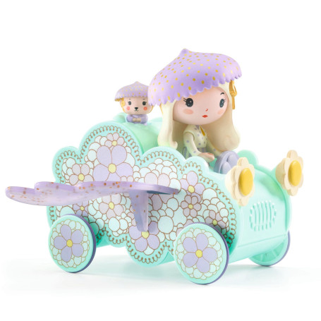 Djeco Tinyly Jil Tinycar – Figure with Cloud Car & Jerry Companion