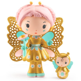 Djeco Tinyly Hortense & Fly – Gold Butterfly Figure