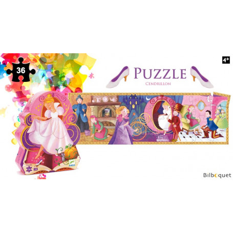 Cendrillon Puzzle silhouette (36 pièces)