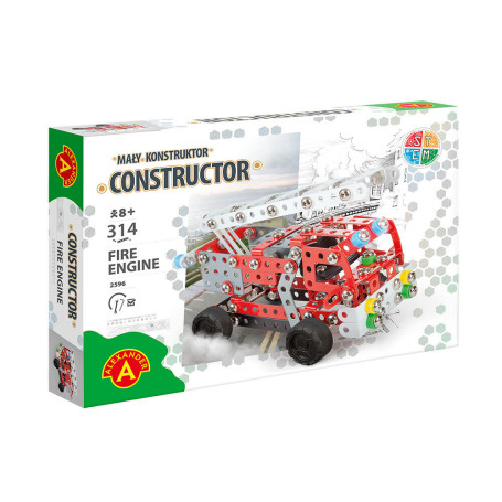 Alexander Constructor Metal Set – Fire Engine – 314 pcs