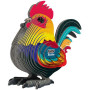 Puzzle 3D Eugy Coq – Maquette Animale à Construire