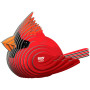 Puzzle 3D Eugy Cardinal – Maquette Oiseau Rouge – Créatif & Mignon