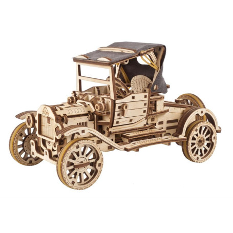 Ugears Retro Car UGR-T – 3D Wooden Mechanical Model T Kit – 337 pcs