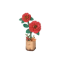 Robotime Rowood Red Camellia – 3D Wooden Flower Puzzle – DIY Gift