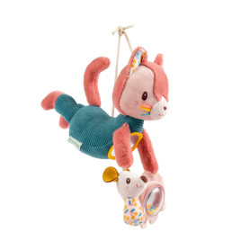 Lilliputiens Jeanne the cat – Hanging Activity toy for stroller & car