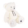 Maïlou White Teddy Bear – 65 cm Plush – Handmade in France