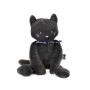 Maïlou Méloé back anthracite Cat Plush – 56 cm – Handmade in France
