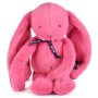 Maïlou Méloé Bubble Gum Pink Rabbit – 37 cm Plush – Made in France