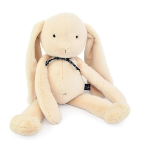 Maïlou Méloé Beige Rabbit Plush – 56 cm – Handmade in France