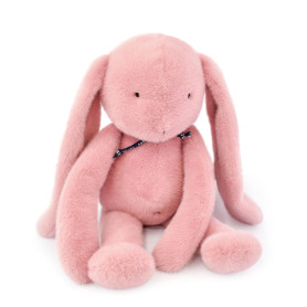 Lapin Méloé Rose 56cm – Peluche Made in France Fait Main Maïlou