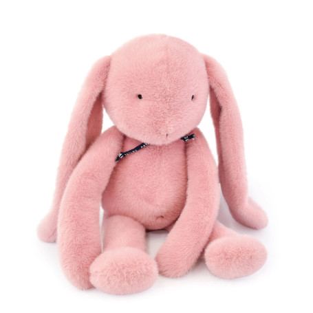 Maïlou Méloé Pink Rabbit Plush – 56 cm – Handmade in France