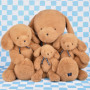 Peluche Chien Sowen Caramel – 30 cm – Made in France – Maïlou