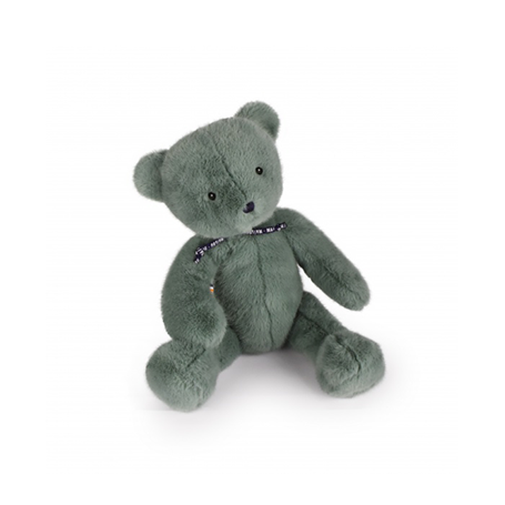 Ours en Peluche Sowen Vert Eucalyptus – 30 cm – Made in France Maïlou