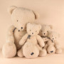 Maïlou Sowen Sandy Beige Bear – 30 cm Plush – Handmade in France