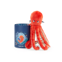 Moulin Roty Paulie Octopus Doll in Box – Soft Ocean Plush Toy – 0m+