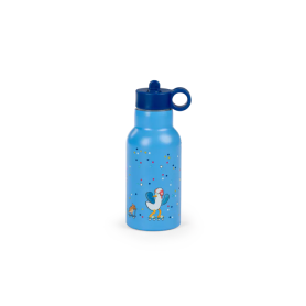 Moulin Roty Puce & Pilou Water Bottle – Stainless Steel Kids Flask 3+