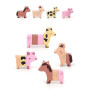 Vilac Rigol'animo Farm Magnetic Wooden Puzzle – Sarah Betz Design – 2y+