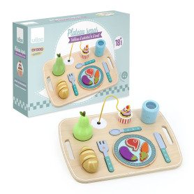 Plateau Repas Bois Multi-Activités Vilac – Jouet d'Éveil