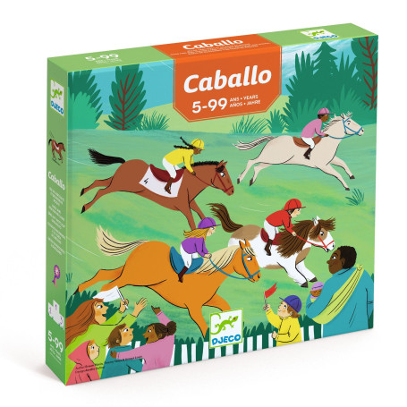 Caballo – Strategic horse racing board game – Djeco 5+