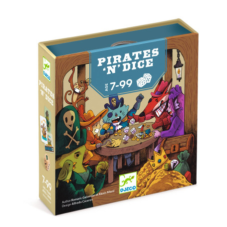 Pirates 'N' Dice – Dice Rolling & Betting Strategy – Djeco 7+