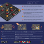 Qomet – Abstract Wooden Strategy Game – Gigamic 8+