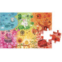 Puzzle cherche et trouve tout-petits – Couleurs (24 pièces) – Auzou 2+