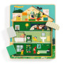Chez Leo – 3-Layer wooden house puzzle – Djeco 2+