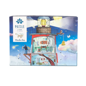 Lighthouse Puzzle 500 Pieces – Le Jardin du Moulin – Moulin Roty 8+