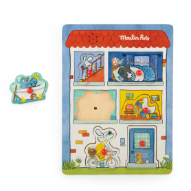 Puzzle sonore Puce & Pilou – Moulin Roty - 12m
