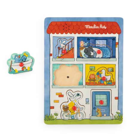 Puzzle sonore Puce & Pilou – Moulin Roty - 12m