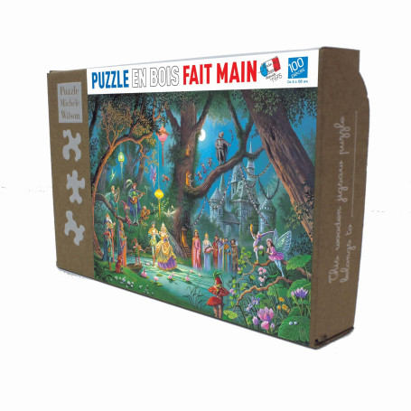 Puzzle bois enfant 100 pièces – Mariage d'une fée – Michèle Wilson