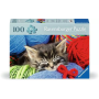 Puzzle XL Adulte 100 pièces – Chaton dans la laine