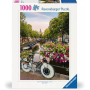 Nathan Adult Puzzle 1000 pcs – Bicycles & Flowers in Amsterdam