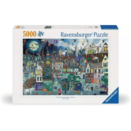Adult Puzzle 5000 pcs – The Fantastic Street – Giant Format
